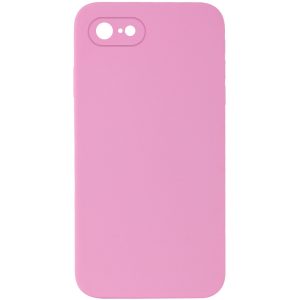 Silicone Case Square Full Camera Protective NOLOGO для Apple iPhone 7 / 8 / SE (2020) Рожевий