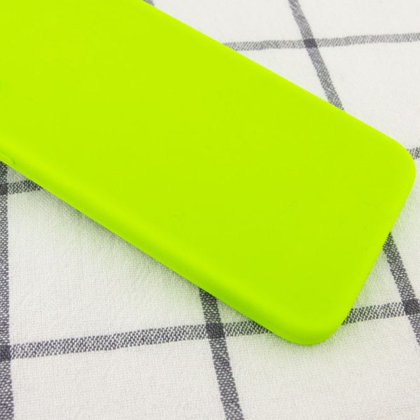 Silicone Case Square Full Camera Protective NOLOGO для Apple iPhone 7 / 8 / SE (2020) Салатовий - Зображення 2