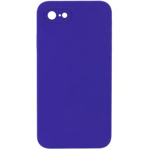 Silicone Case Square Full Camera Protective NOLOGO для Apple iPhone 7 / 8 / SE (2020) Фіолетовий
