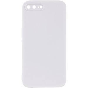 Silicone Case Square Full Camera Protective NOLOGO для Apple iPhone 7 plus / 8 plus Білий