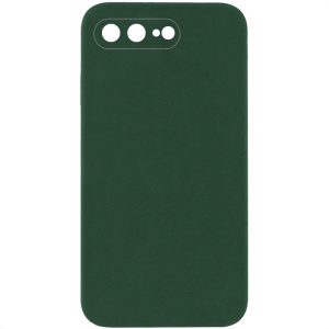 Silicone Case Square Full Camera Protective NOLOGO для Apple iPhone 7 plus / 8 plus Зелений
