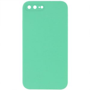 Silicone Case Square Full Camera Protective NOLOGO для Apple iPhone 7 plus / 8 plus Зелений