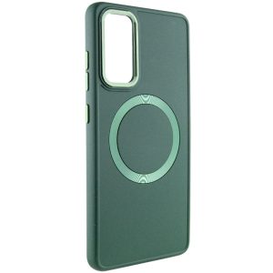 Чохол для Samsung Galaxy S20 FE Зелений Bonbon Metal Style with MagSafe