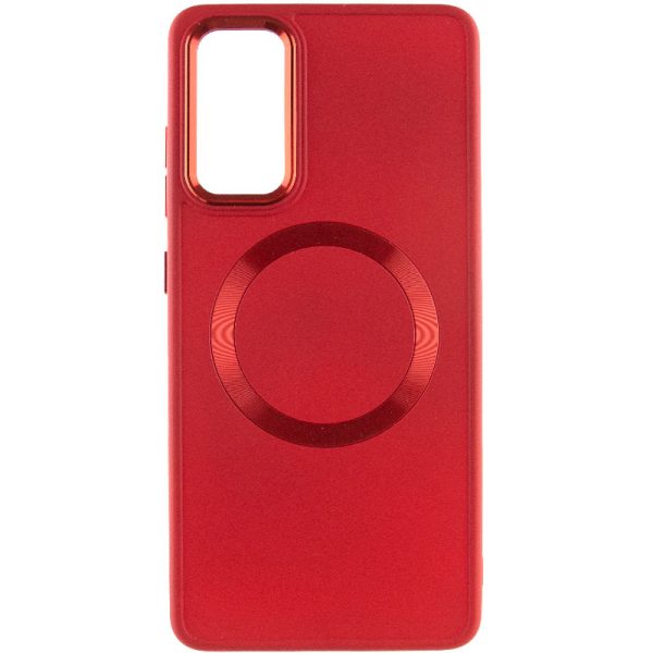 Чохол для Samsung Galaxy S20 FE Червоний Bonbon Metal Style with MagSafe - Зображення 2