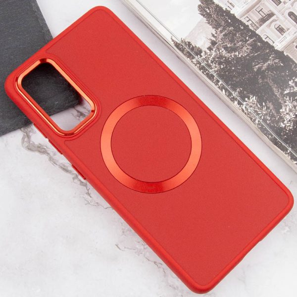 Чохол для Samsung Galaxy S20 FE Червоний Bonbon Metal Style with MagSafe - Зображення 4