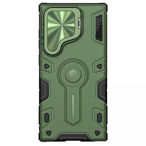 Чохол для Samsung Galaxy S24 Ultra Зелений Nillkin CamShield Armor Prop