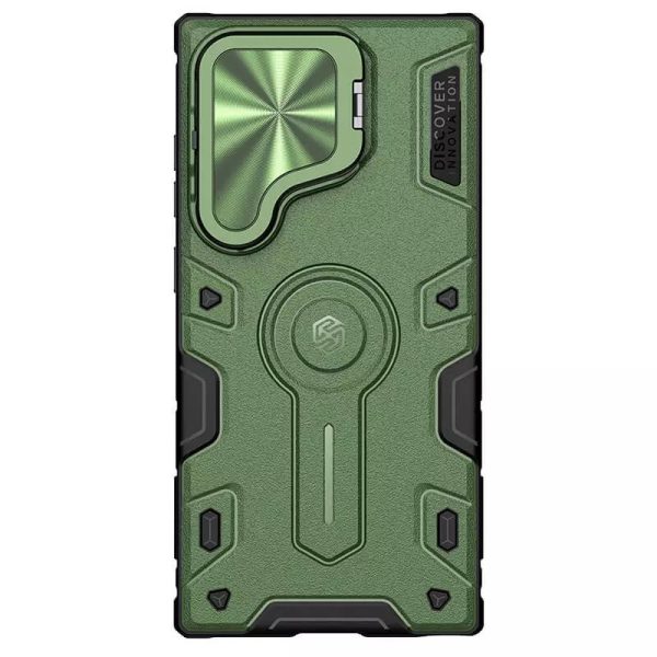 Чохол для Samsung Galaxy S24 Ultra Зелений Nillkin CamShield Armor Prop