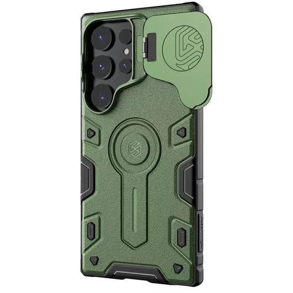 Чохол для Samsung Galaxy S24 Ultra Зелений Nillkin CamShield Armor Prop - Зображення 2