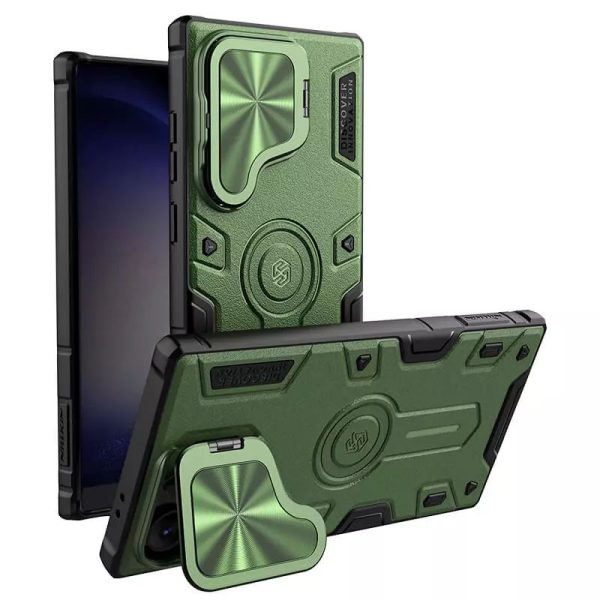 Чохол для Samsung Galaxy S24 Ultra Зелений Nillkin CamShield Armor Prop - Зображення 4