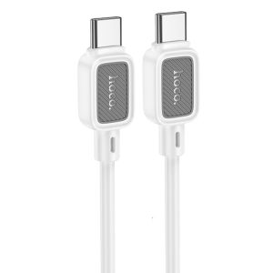 Дата кабель Hoco X108 Benefit 60W Type-C to Type-C (1m) Білий