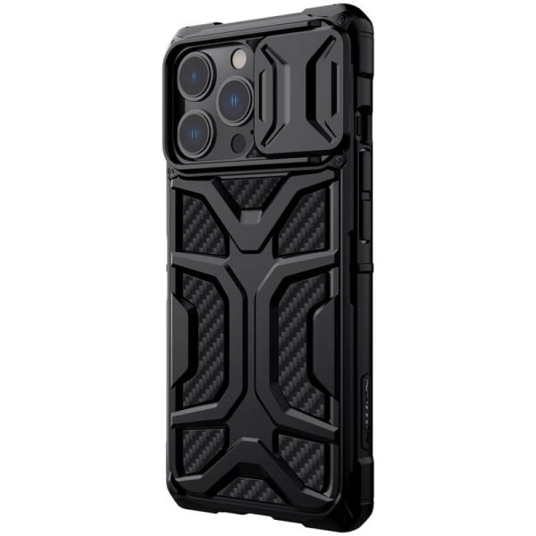 Чохол для iPhone 13 Pro Чорний Nillkin CamShield Adventurer (шторка на камеру) - Зображення 3