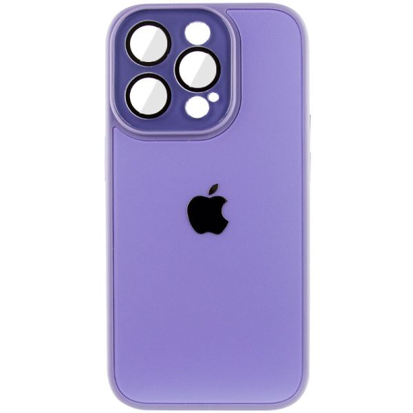Чохол для iPhone 13 Pro Бузковий TPU+Glass Sapphire Midnight