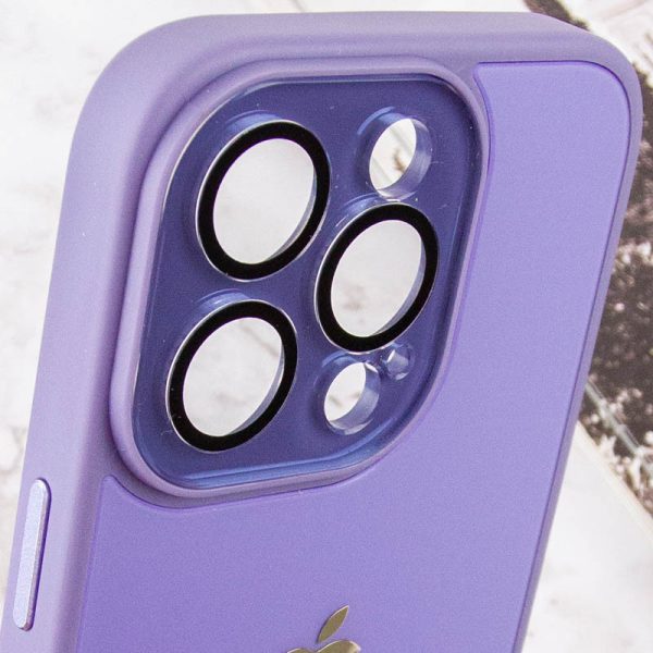 Чохол для iPhone 13 Pro Бузковий TPU+Glass Sapphire Midnight - Зображення 6