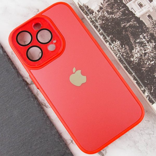 Чохол для iPhone 11 Pro Червоний TPU+Glass Sapphire Midnight - Зображення 5