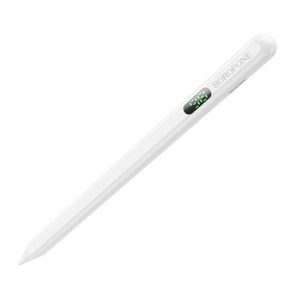 Стилус Borofone BG101 Active capacitive pen with digital display for iP Білий