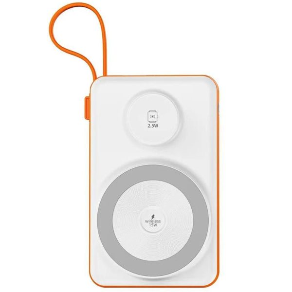 Павербанк Power Bank WIWU Wi-P007 2 in 1 c БЗП 10000 mAh Білий - Зображення 3