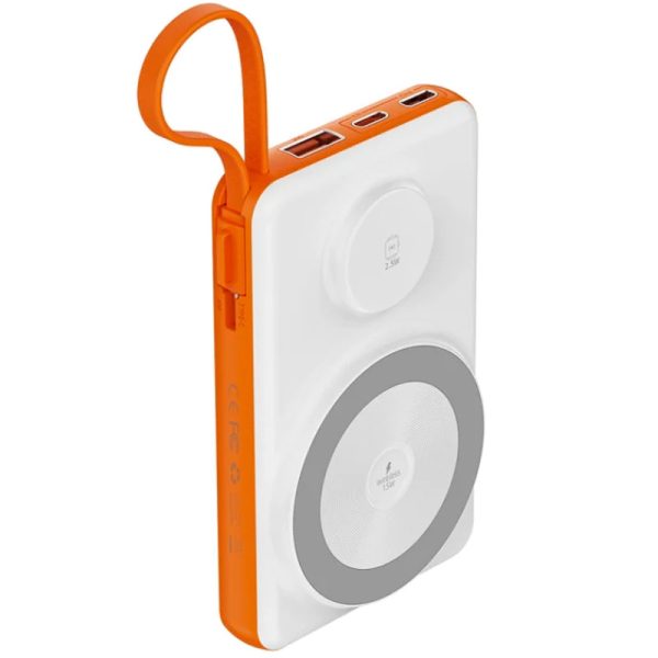 Павербанк Power Bank WIWU Wi-P007 2 in 1 c БЗП 10000 mAh Білий - Зображення 5