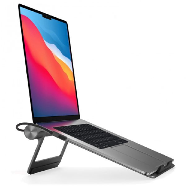 Підставка для ноутбуку + HUB WIWU 8 in 1 A821CH Сірий - Зображення 5