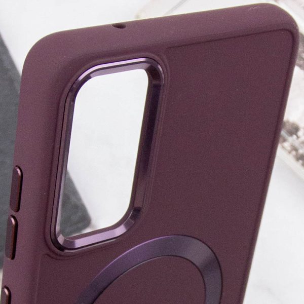 Чохол для Samsung Galaxy A52 4G / A52 5G / A52s Бордовий Bonbon Metal Style with MagSafe - Зображення 5