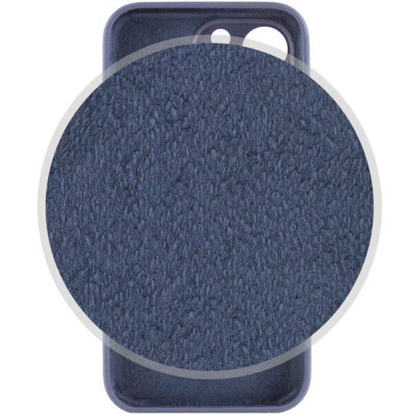 Чохол для iPhone 14 Pro Max Темно-синій Silicone Case Full Camera Protective - Зображення 3