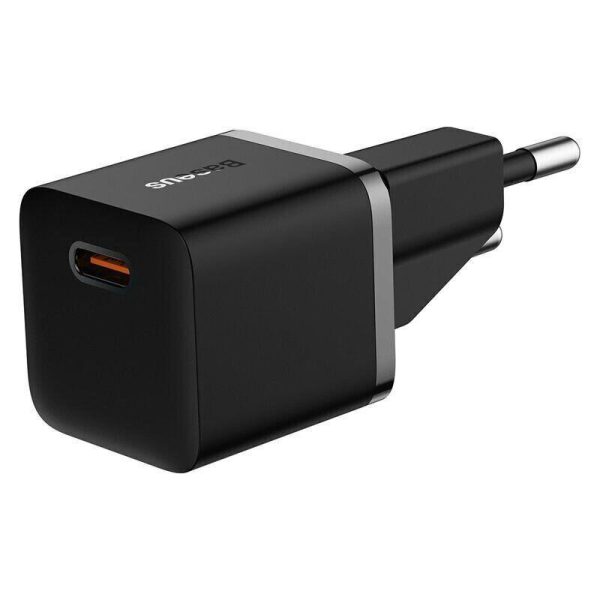 Зарядний пристрій Baseus GaN5 Fast Charger (mini) PD20W (1USB-C) (CCGN05010) Чорний - Зображення 2