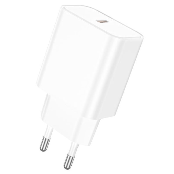 Зарядний пристрій Borofone BA71A PD20W (1USB-C) Білий - Зображення 2