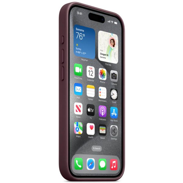 Чохол для iPhone 15 Pro Max Mulberry FineWoven with MagSafe - Зображення 3