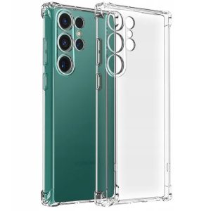 Чохол для Samsung Galaxy S23 Ultra Прозорий GETMAN Ease logo посилені кути Full Camera