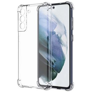 Чохол для Samsung Galaxy S22 Прозорий GETMAN Ease logo посилені кути Full Camera