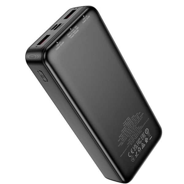 Павербанк Power Bank Hoco J136A Sirui 22.5W+PD20W 20000 mAh Чорний - Зображення 4