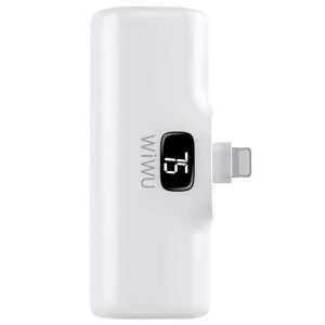 Павербанк Power Bank WIWU Wi-P017-L Lightning 5000 mAh Білий