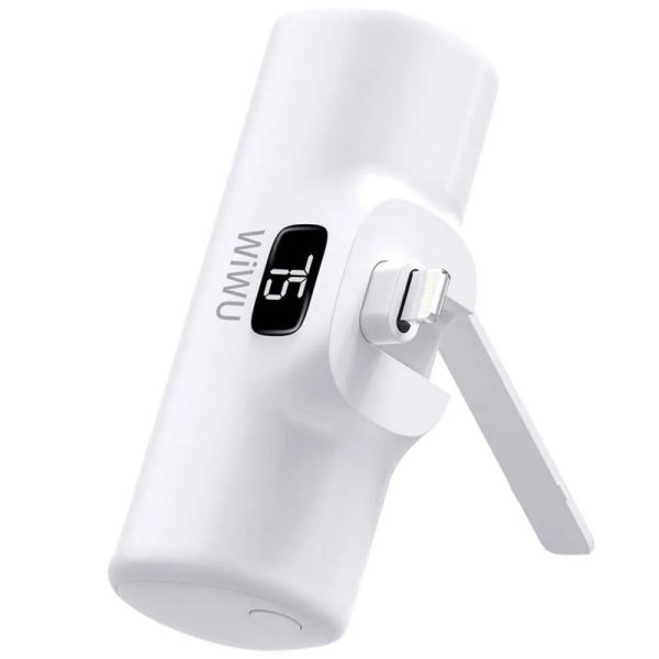 Павербанк Power Bank WIWU Wi-P017-L Lightning 5000 mAh Білий - Зображення 2