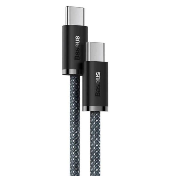 Дата кабель Baseus Dynamic Series Type-C to Type-C 100W (1m) (CALD0002)  Сірий
