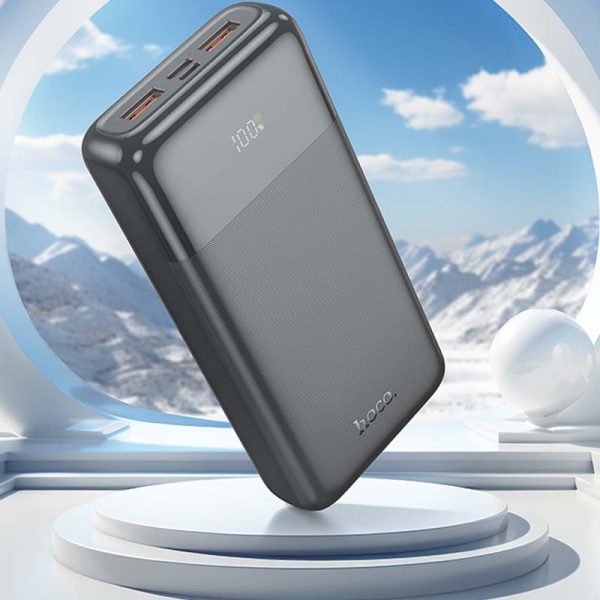 Павербанк Power Bank Hoco J121A Fast 22.5W+PD20W 20000 mAh Чорний - Зображення 3