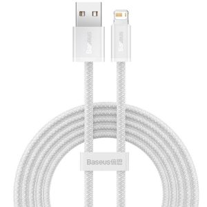 Дата кабель Baseus Dynamic Series USB to Lightning 2.4A (1m) (CALD000402) Білий