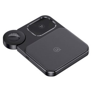 Бездротова зарядка Usams US-CD190 15W 3in1 Чорний