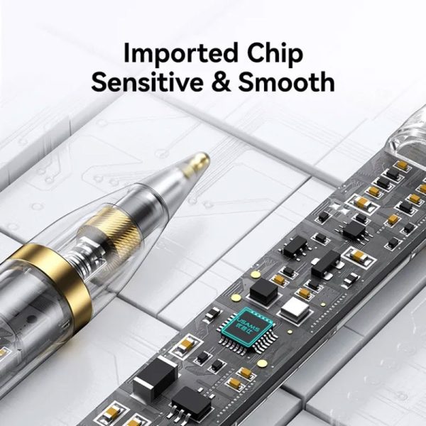 Стилус Usams US-ZB264 Прозорий Magnetic Charding Tilt-sensitive Active Touch for iPad Чорний - Зображення 5