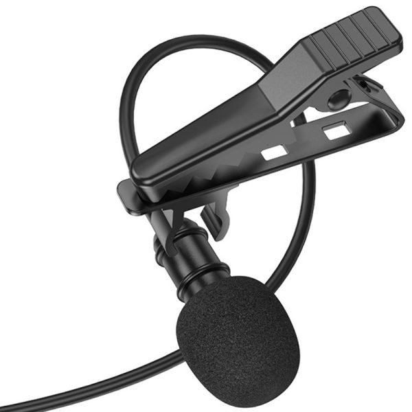 Мікрофон петличний Borofone BFK11 Elegant lavalier Lightning 2m - Зображення 3