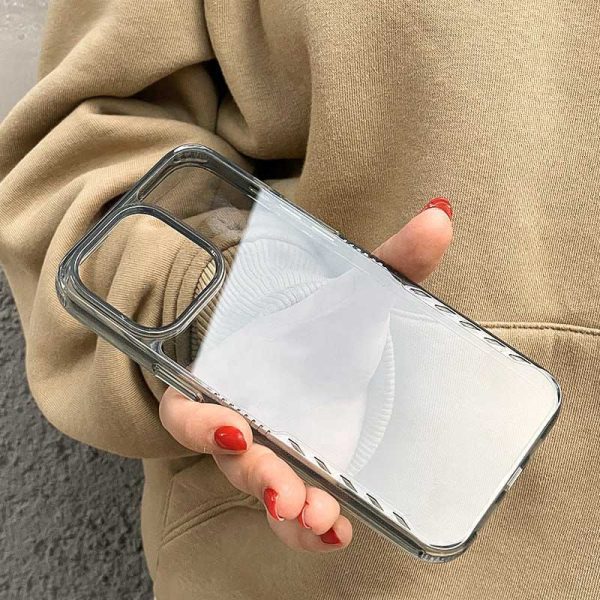 Чохол для iPhone 15 Plus Сірий TPU+PC Multi-Color - Зображення 2