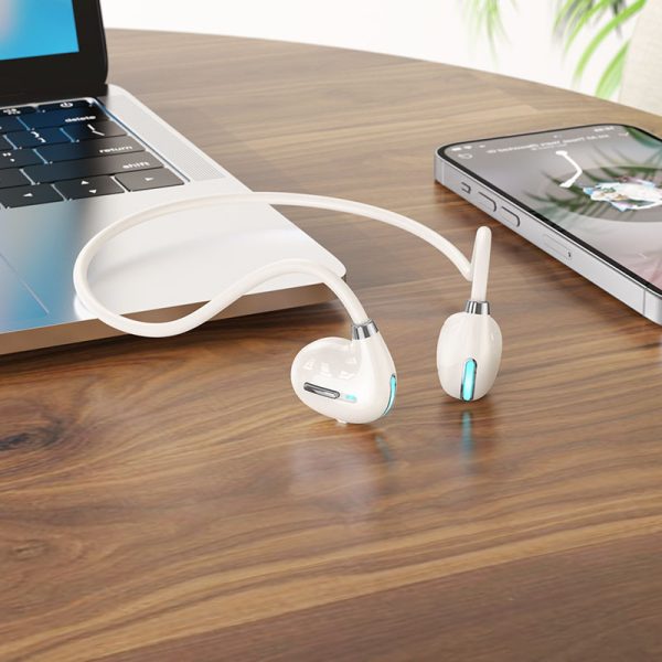 Bluetooth Навушники Hoco ES68 Musical air conduction Білий - Зображення 3