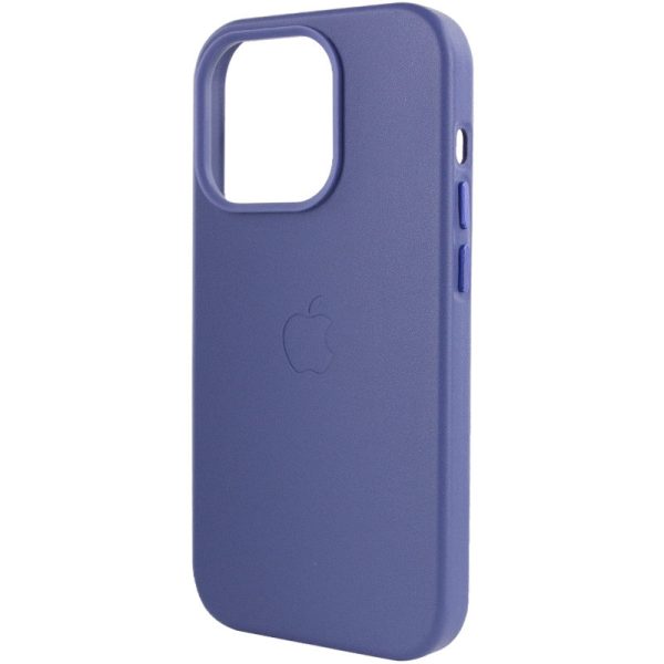 Шкіряний чохол для Apple iPhone 13 Pro Ліловий Leather Case with MagSafe - Зображення 6