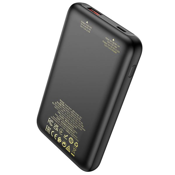 Павербанк Power Bank Hoco Q21A Great 22.5W+PD20W 20000 mAh Чорний - Зображення 2