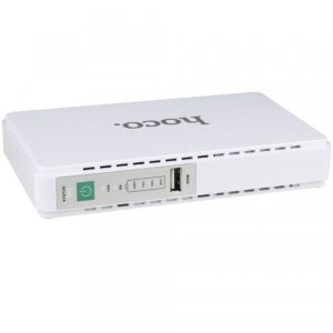 Джерело безперебійного живлення Hoco DB25 Smart Mini UPS для роутерів 5V/9V/12V 8800 mAh Білий