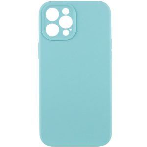 Чохол для iPhone 12 Pro Бірюзовий Silicone Case Full Camera Protective NO LOGO