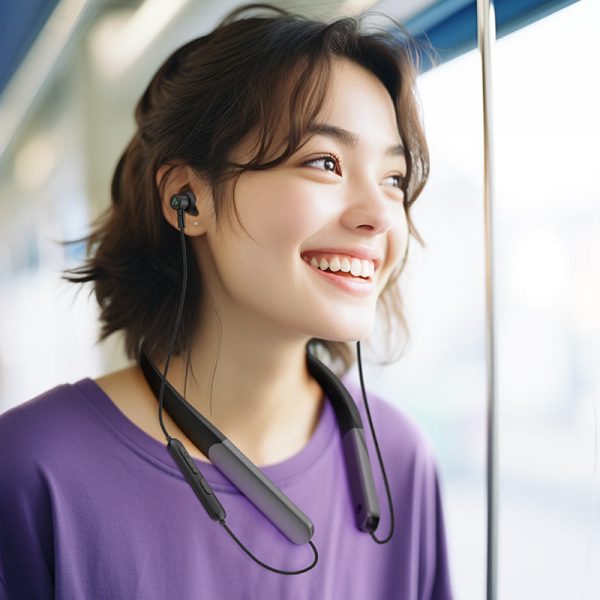 Bluetooth навушники Acefast N1 neck-hanging Чорний - Зображення 8
