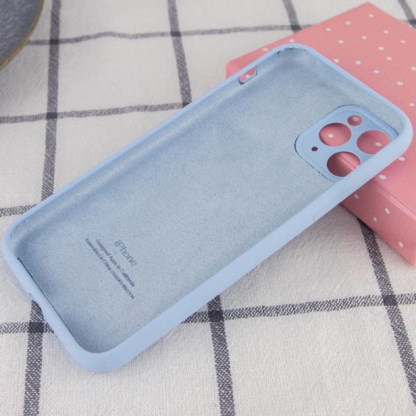 Чохол для iPhone 12 Pro Max Блакитний Silicone Case Full Camera Protective - Зображення 2