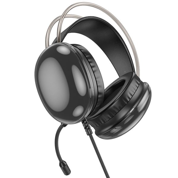 Накладні навушники Hoco W109 Plus Rich USB7.1 channel gaming (USB/2m) Чорний - Зображення 5