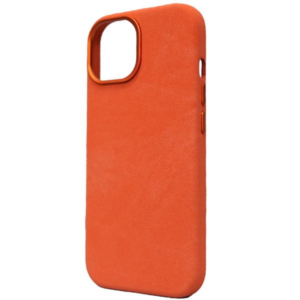 Чохол для iPhone 15 Pro Max Помаранчевий Denim with MagSafe - Зображення 2