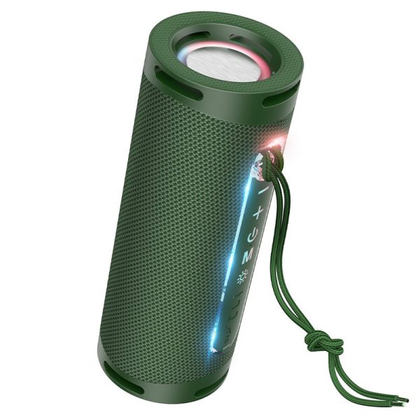 Bluetooth Колонка Hoco HC9 Dazzling pulse sports Зелений