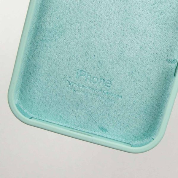 Чохол для iPhone 15 Pro Max Бірюзовий Silicone Case Full Protective - Зображення 5